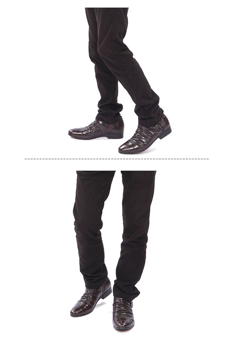 Neue Mode-Business Kleid Männer Echtes Leder Füße Abdeckung Koreanische Version Schnalle Friseur Schuhe Britischen Spitz_voghion.com