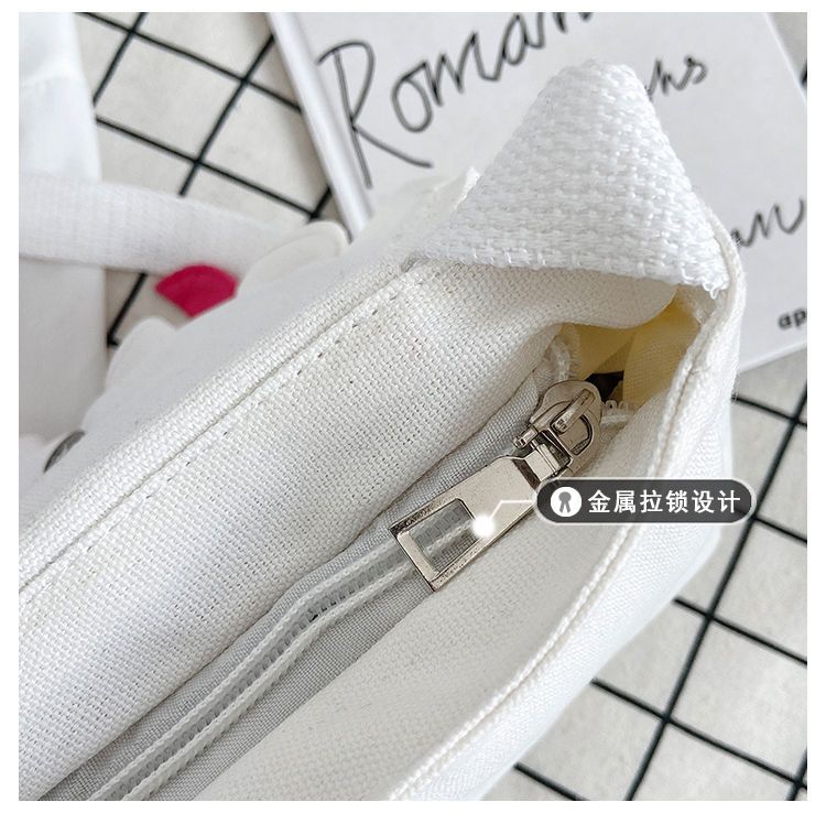 Borsa a tracolla piccola da donna 2020 New INS Canvas Student Versatile Girl Fresh Cartoon_voghion.com