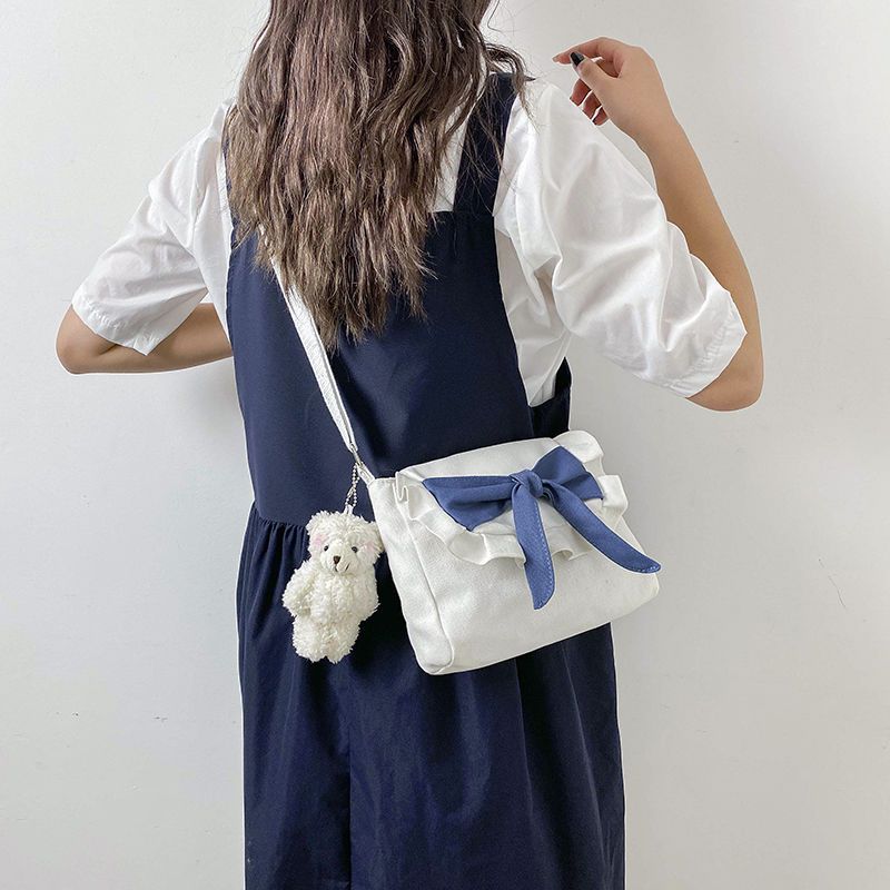 Borsa a tracolla piccola da donna 2020 New INS Canvas Student Versatile Girl Fresh Cartoon_voghion.com
