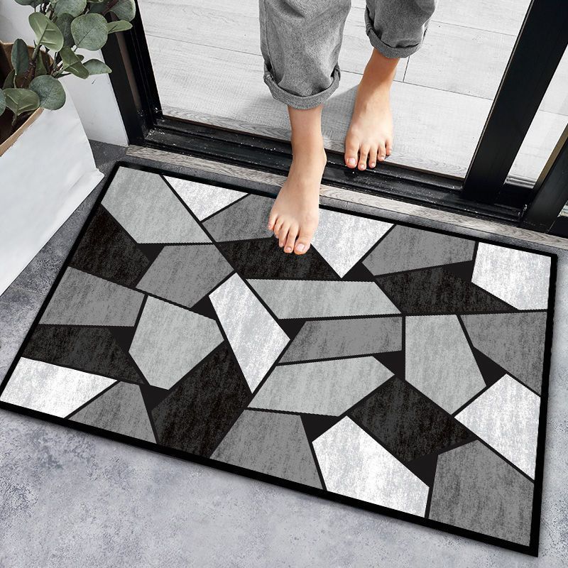Floor mat door entry door non slip mat bathroom floor mat toilet absorbent carpet doormat foot pad