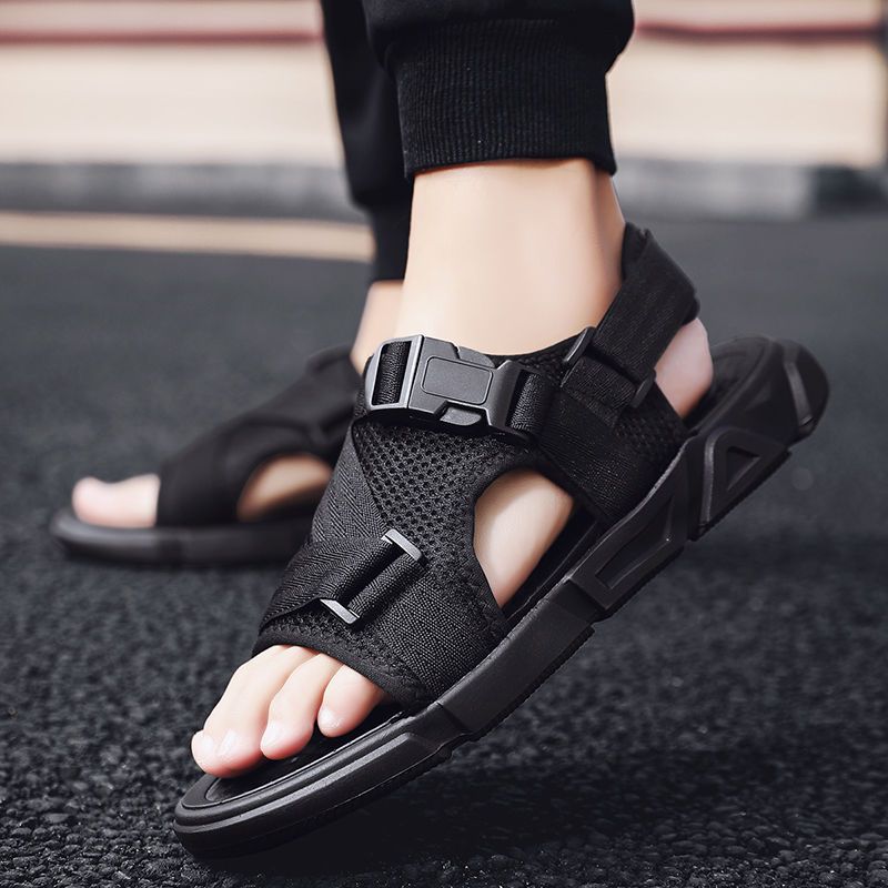 凉鞋男学生韩版外穿男士凉拖鞋潮流两穿透气男鞋夏季新款男生凉鞋