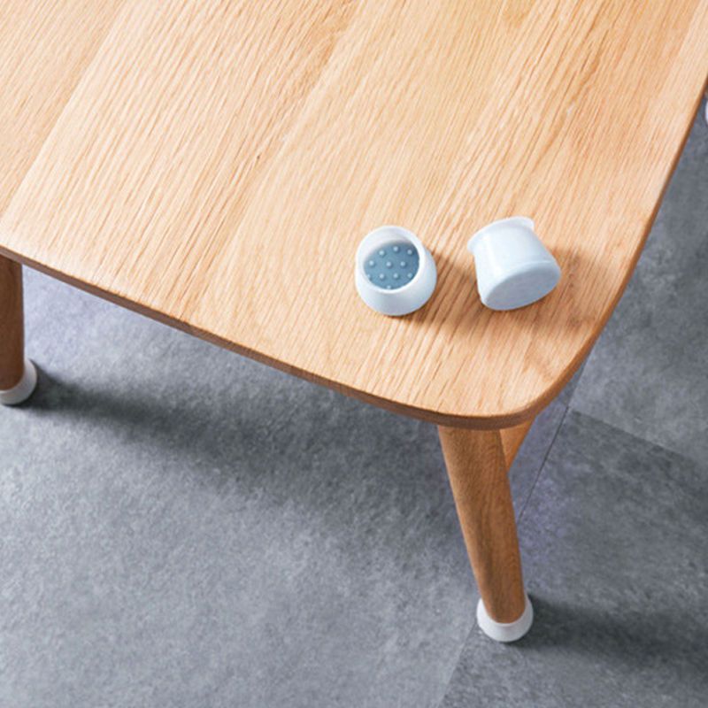 Household table foot stool mat non-slip mute wear-resistant chair pad thickened silicone table corner chair protective cover universal