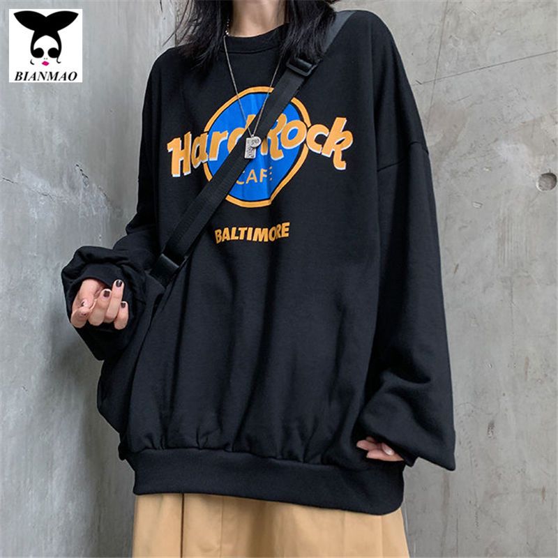 Cotton long sleeve ins thin sweater women 2020 spring and Autumn New Korean version loose yuansuo port style lazy students wear clothes