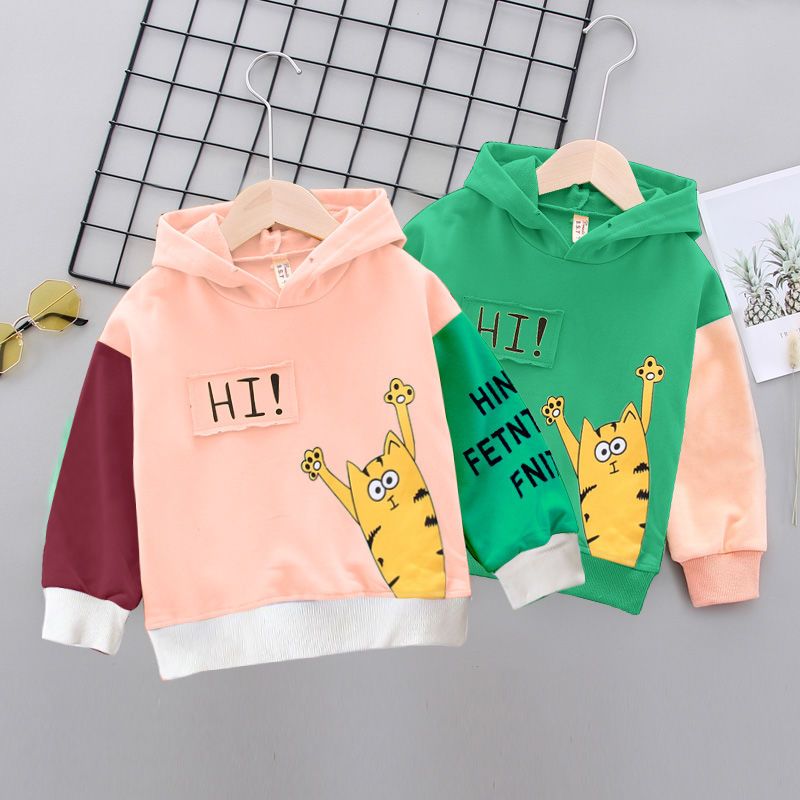 Children's wear boys and girls baby spring top 2020 new children's 0-6 years old casual Sweater Hoodie - Fashion
