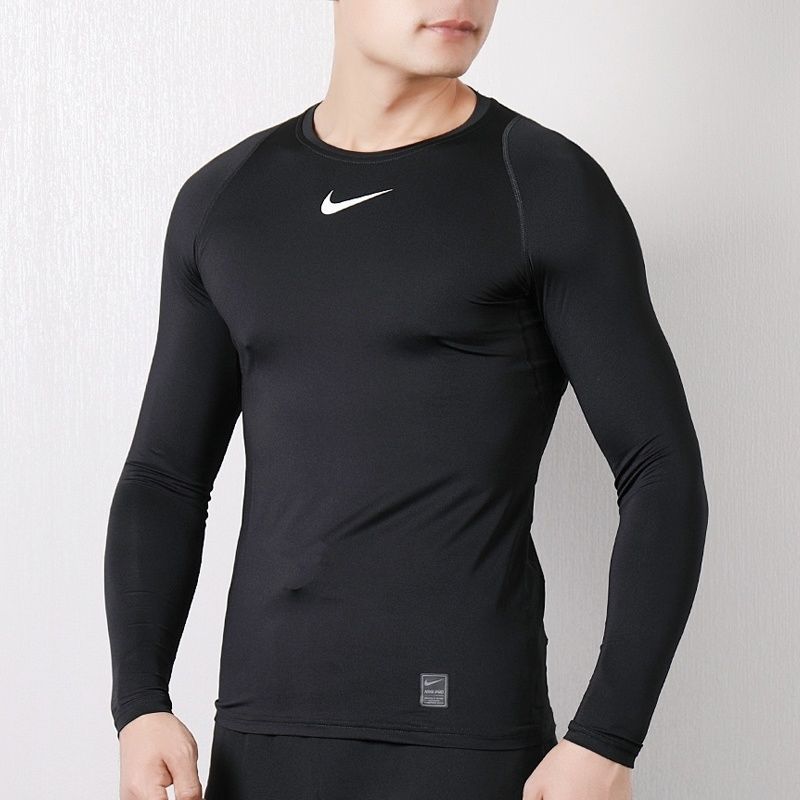 Sports tights men's fitness clothes high elastic short sleeve quick drying clothes long sleeve basketball track and field training fitness clothes bottoms