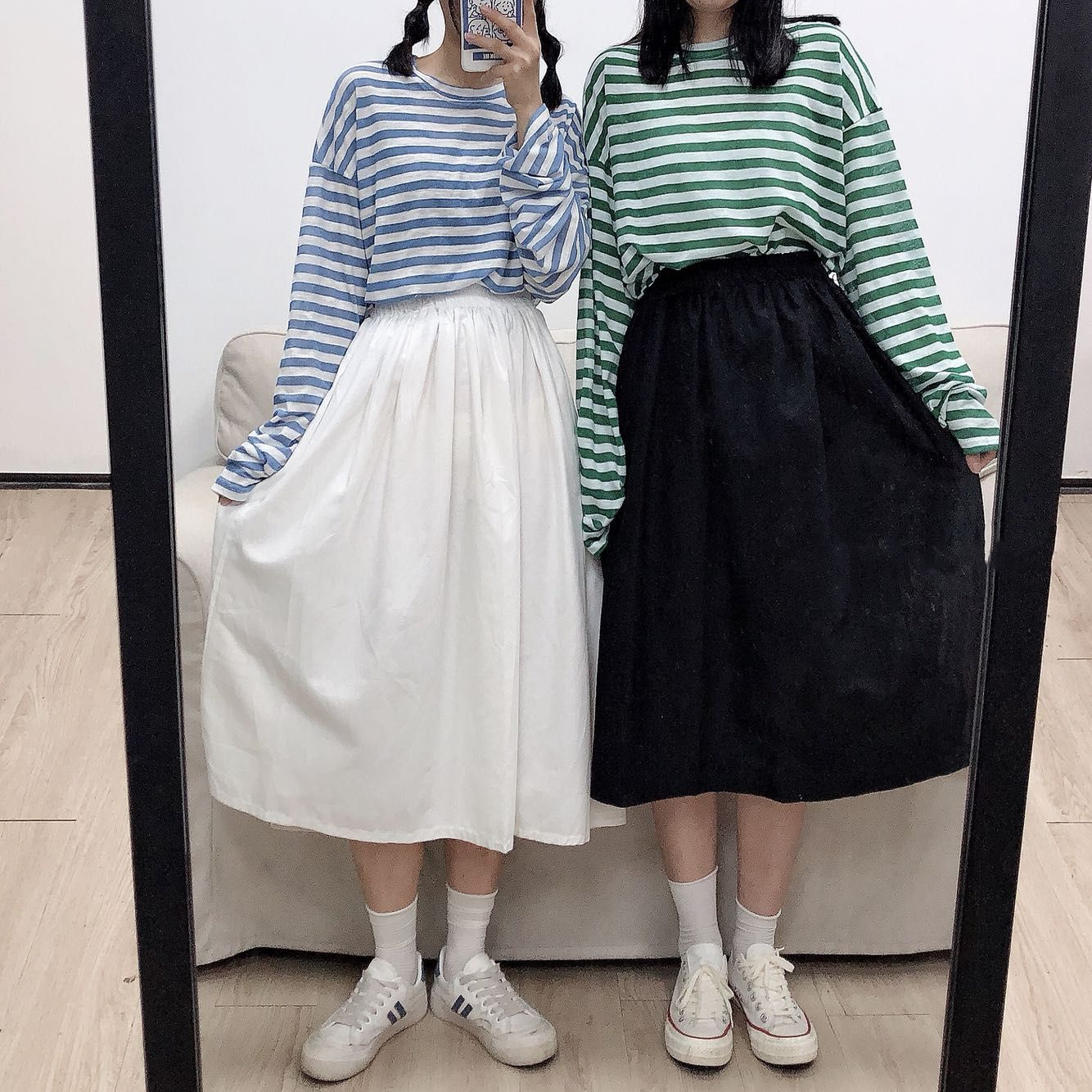 Japanese skirt, women's workwear skirt, autumn and winter high-waisted pleated skirt, A-line umbrella skirt, student mid-length knee-high white skirt