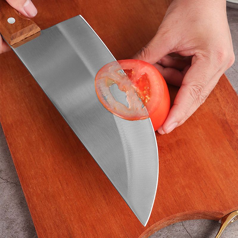 切肉菜刀家用厨房不锈钢屠宰刀专用刀具割肉刀加厚版砍骨刀斩骨刀