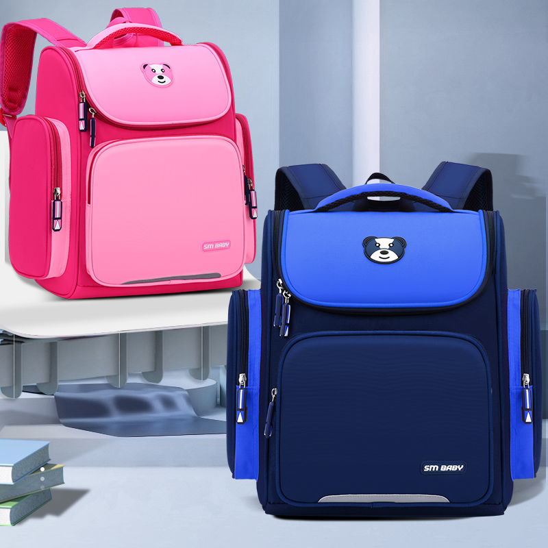 Schoolbag for primary school students, men's fashion, Korean version, large capacity, 123456 grade children's backpack, women