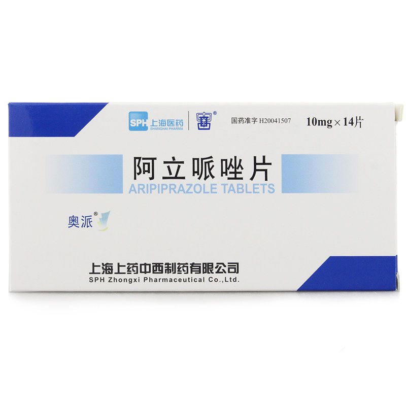 奥派 阿立哌唑片 10mg*14片/盒 [奥派]阿立哌唑片10mg*14片/盒