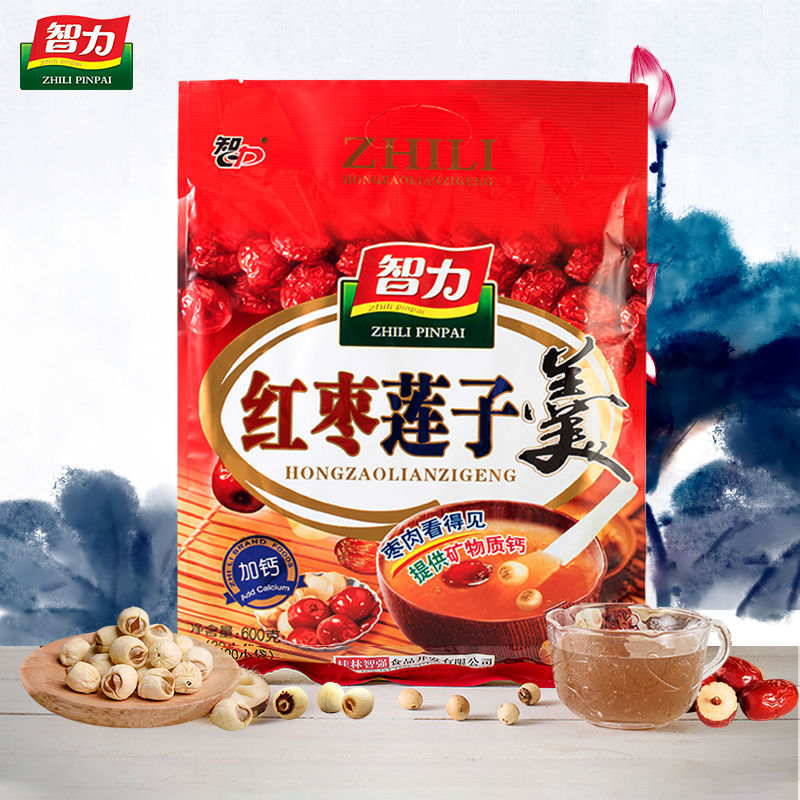 智力红枣莲子羹藕粉600g即食冲饮女性美丽容颜补气血速食营养早餐