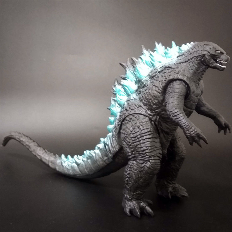 狂暴机械哥斯拉怪兽之王三头龙基多拉怪兽软胶模型恐龙儿童玩具
