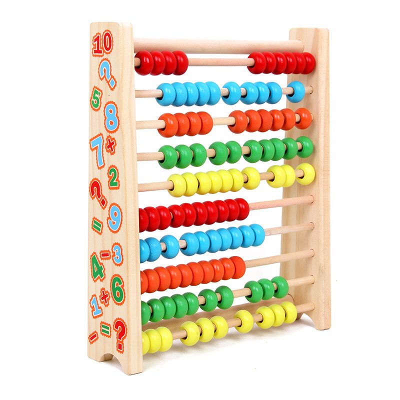 幼儿园小学生计数器数学算数棒儿童珠算盘计算架算术教具早教玩具