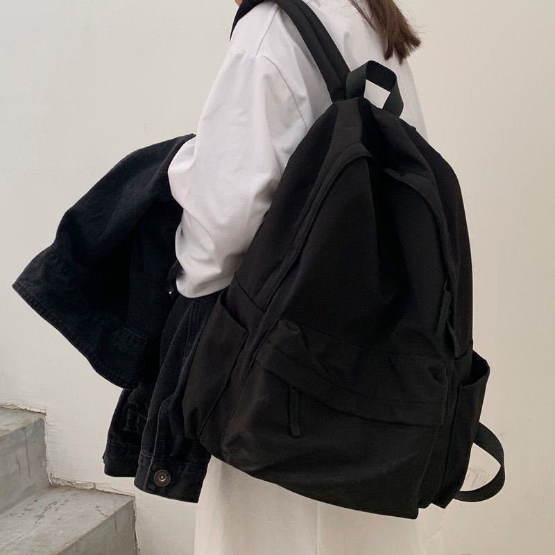 MUJI series large capacity schoolbag female Korean version Harajuku Ulzzang college students Backpack