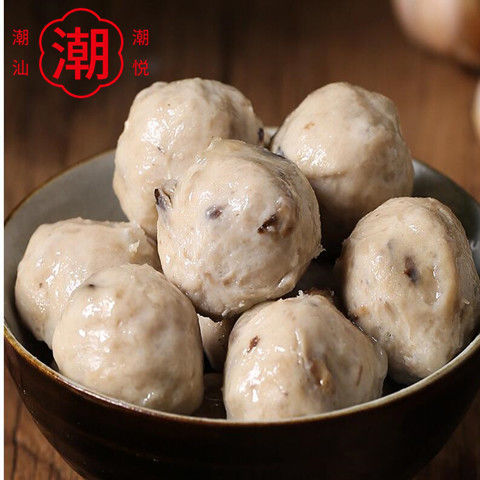潮汕正宗手工手打香菇丸潮州汕头特产火锅食材关东煮批发食材丸子