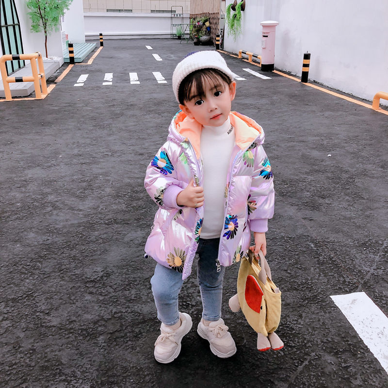 Boys' winter new cotton padded clothes middle and large children's wear middle and long little boys' Korean cotton padded clothes thickened Parka cotton padded jacket fashion
