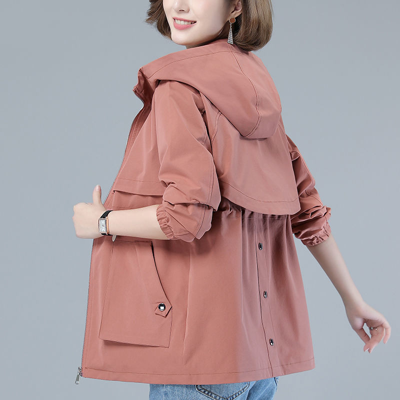 Cotton thickened warm jacket women autumn and winter 2022 new hooded mother Korean version loose large size casual windbreaker women
