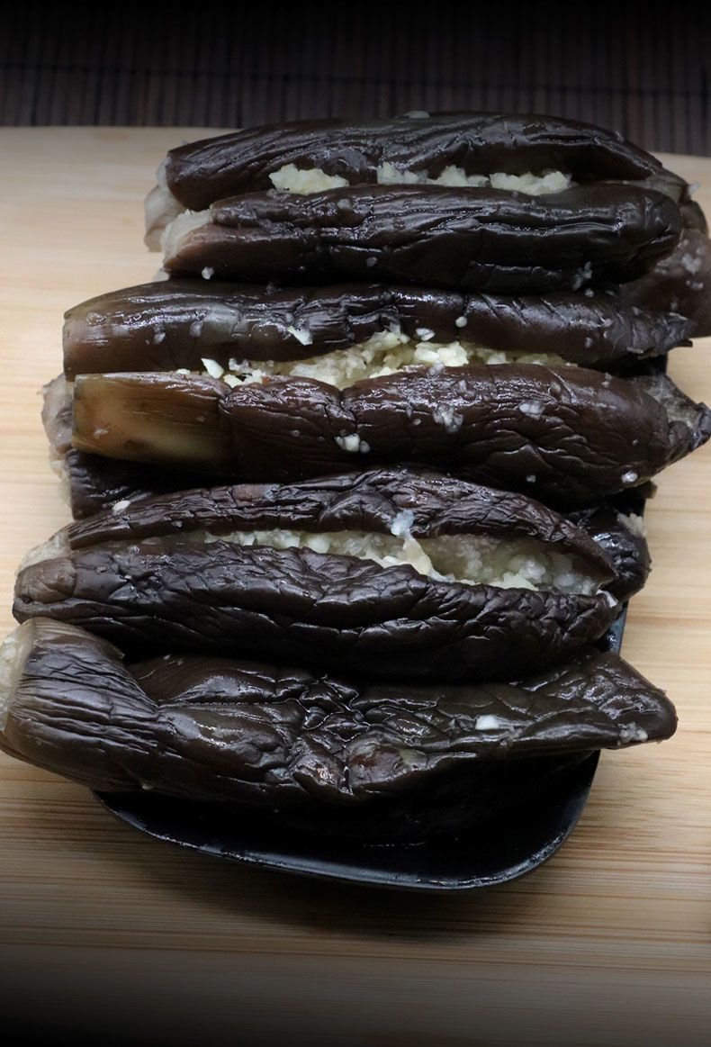 东北蒜茄子泡菜咸菜朝鲜族延边小茄子腌菜农家自制整箱装下饭菜wy