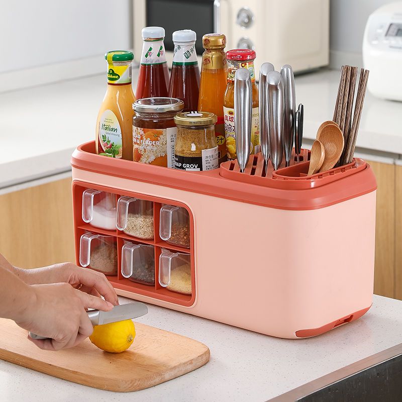 多功能调料盒置物架调料瓶收纳架调味罐收纳盒调味品厨房用品套装