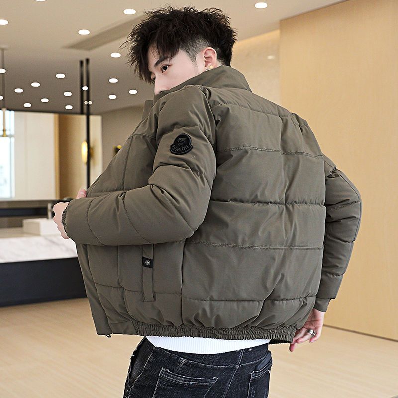 冬装新款棉衣男外套立领青年学生棉服男士韩版修身加厚短款棉袄潮
