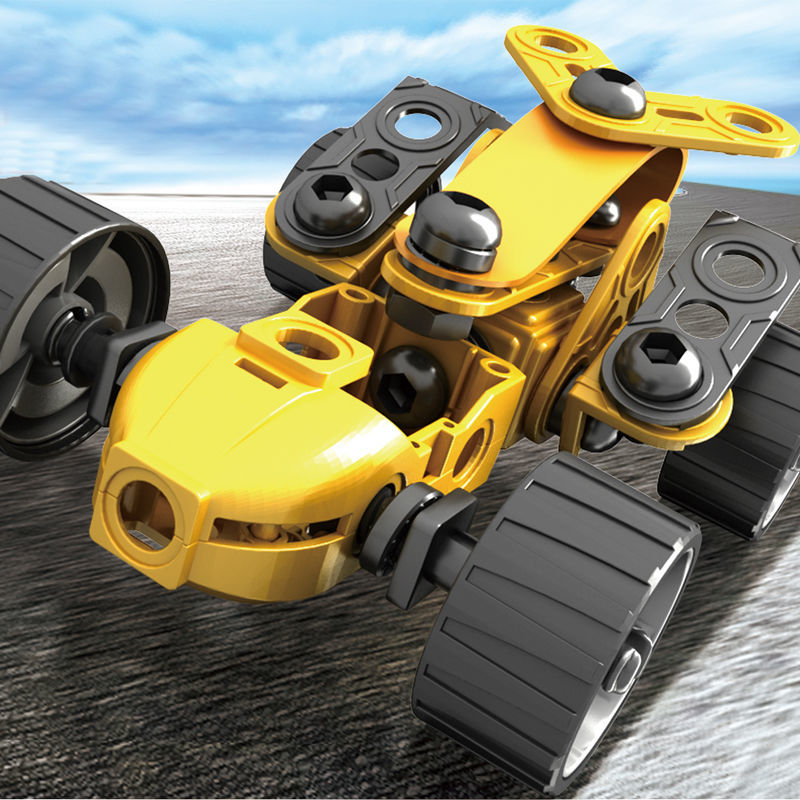 儿童玩具拧螺丝钉拼装玩具卡丁车模型男孩玩具智力开发组装玩具车