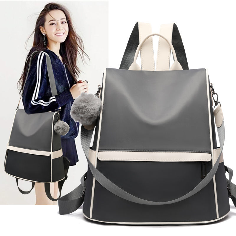 Oxford Canvas Backpack women's new Korean fashion anti theft versatile travel bag women's backpack
