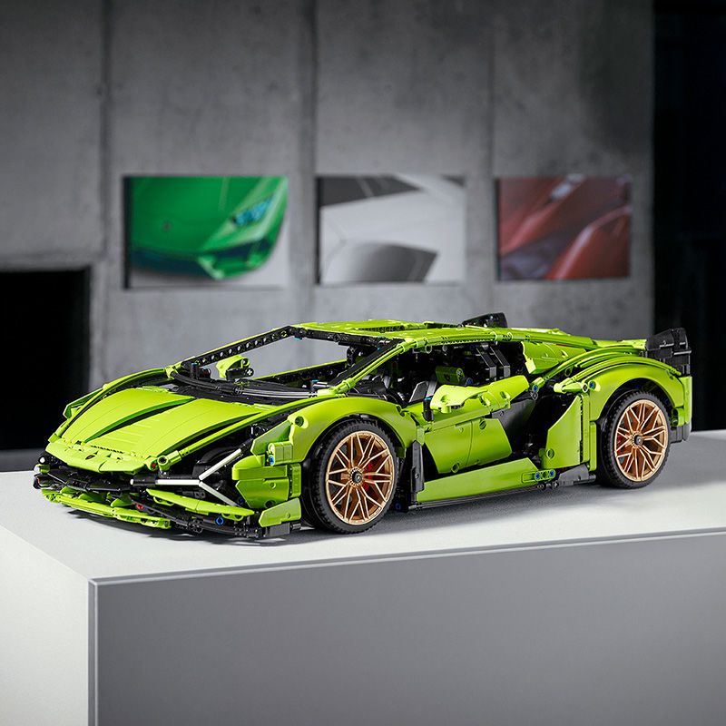 lego乐高42115科技系列机械组兰博基尼sian闪电汽车玩具