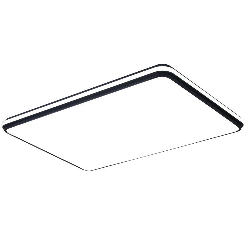 超薄led吸顶灯长方形办公室大厅卧室大灯简约现代大气客厅灯具