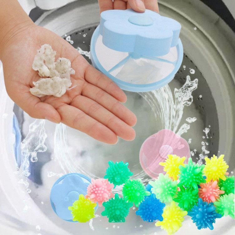 洗衣球洗衣神器魔力防缠绕家用韩国机洗去污清洁球洗衣机过滤网