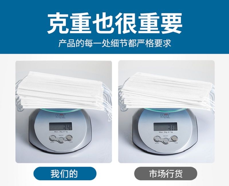 一次性口罩含熔喷布白黑色三层防护男女独立包装