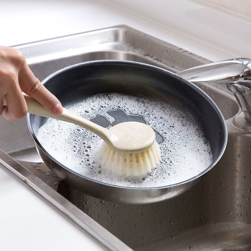 刷锅神器洗锅刷清洁洗碗刷长柄刷子家用多功能刷碗不沾油锅刷硬毛