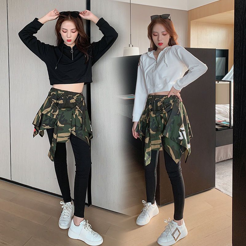 爵士舞服装女霸气街舞衣服秋季新款裙裤假两件女生现代舞蹈演出服