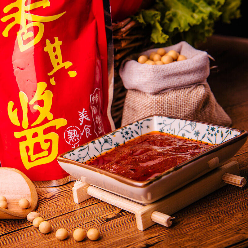 香其酱小包装免邮香其酱辣味正宗东北大酱原味黄豆蘸酱菜【2月27日发完】