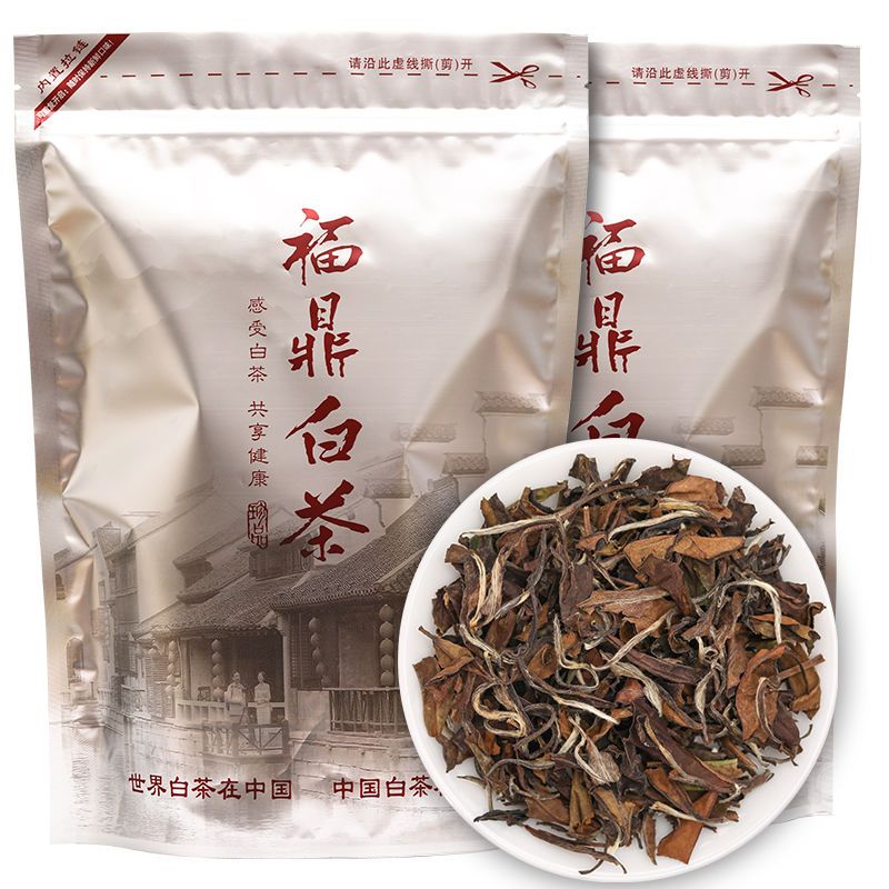 福鼎白茶陈年老白茶枣香老寿眉茶叶白牡丹花香贡眉散正宗高山白茶