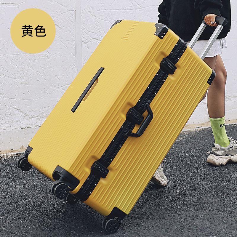 新款行李箱男学生超大容量ins网红女万向轮拉杆旅行密码托运皮箱