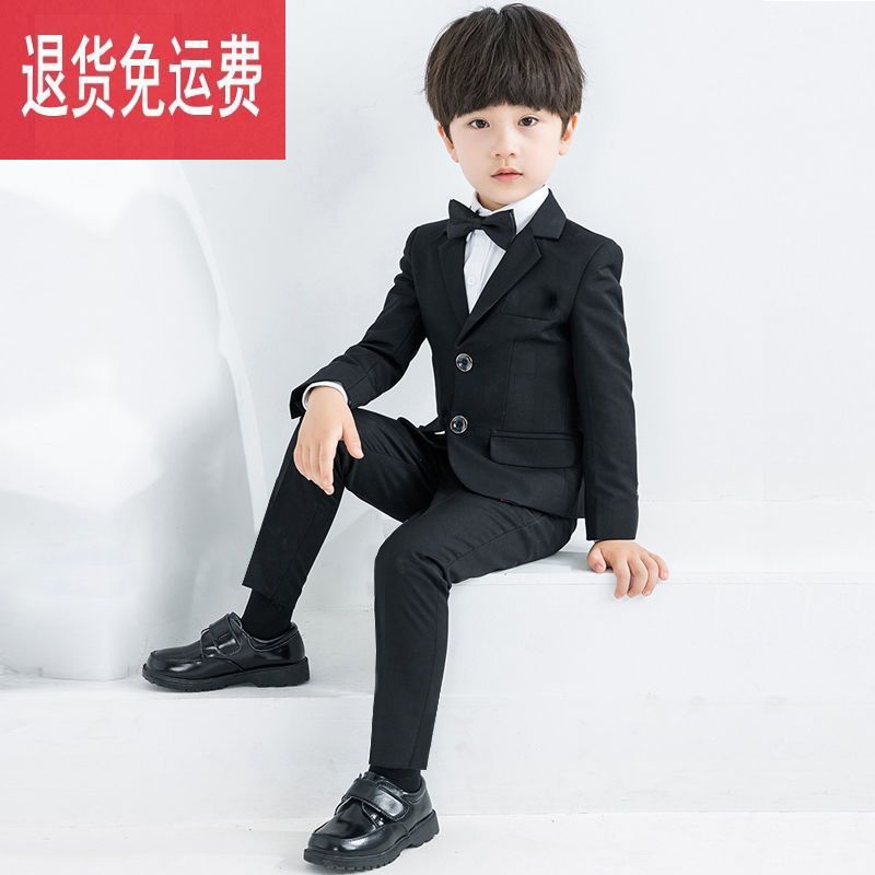 童装西装套装儿童花童礼服韩版中大童男孩小西服外套钢琴演出服秋