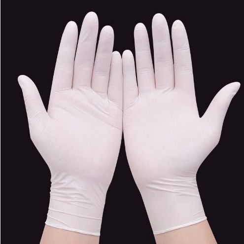 Disposable gloves latex PVC transparent nitrile food catering thickened long waterproof baking embroidery protection wholesale