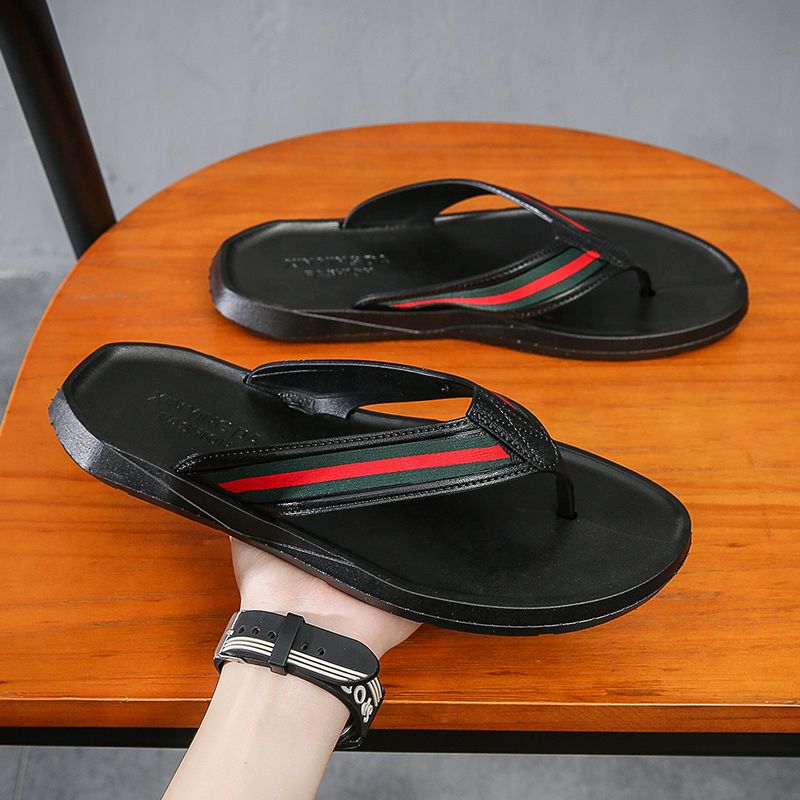 Flip flop men's summer fashion clip toe sandal room outdoor personality leisure antiskid beach shoes