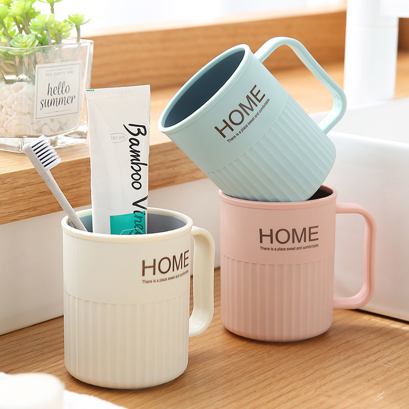 Mouthwash Cup Household Simple Brushing Cup Wash Cup Children A Couple Toothbrush Cup Set Creative Portable Tooth Cylinder