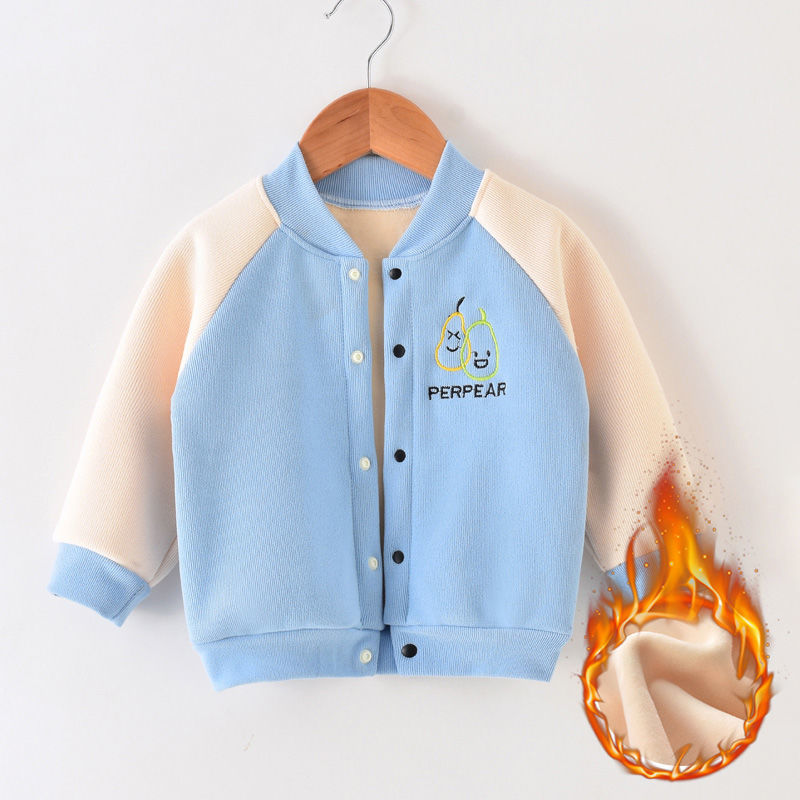 Children's coat boys cardigan children's fleece tops girls autumn and winter clothes baby clothes baby spring clothes foreign style