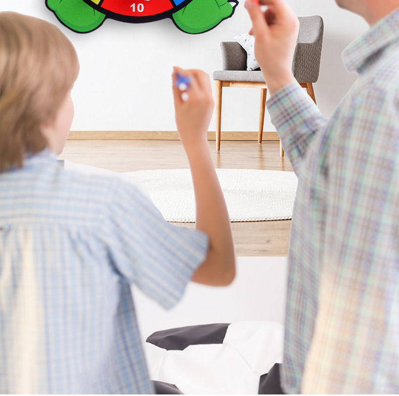 粘粘球儿童飞镖靶盘投掷户外室内亲子运动安全吸盘球卡通球类玩具
