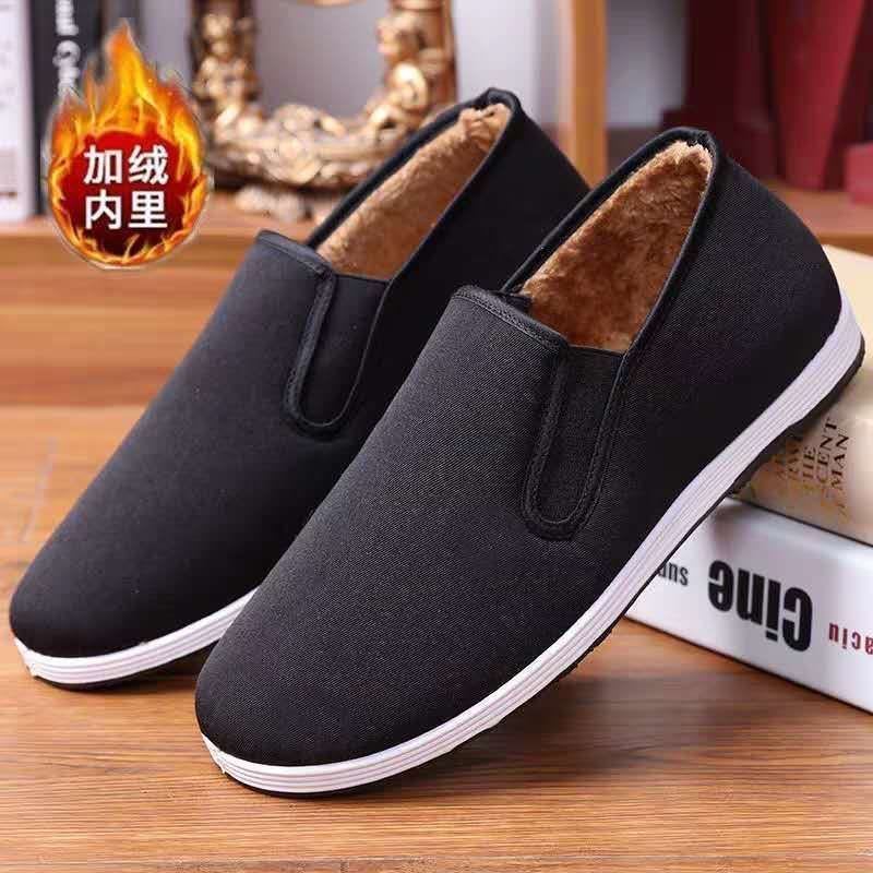 Old Beijing cloth shoes men's shoes single shoes spring antiskid wear resistant work shoes labor protection shoes