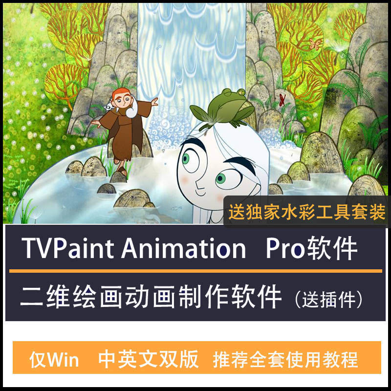 动画动漫制作绘画软件tvpaint animation pro 10中文版送视频教程