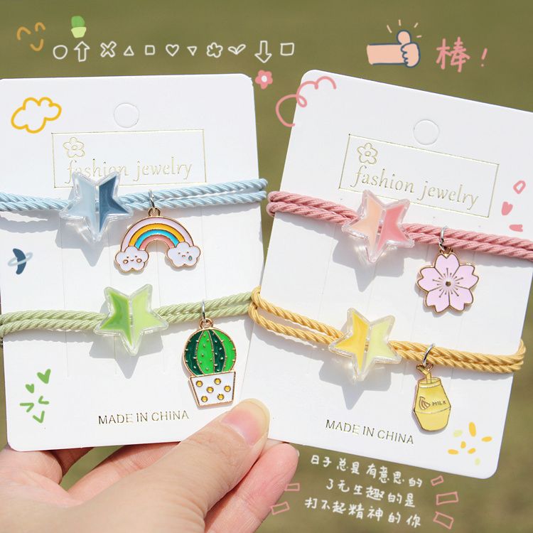 Wish Star Bracelet for best friend Trinket bracelet for boyfriend wanghong student Han's birthday present