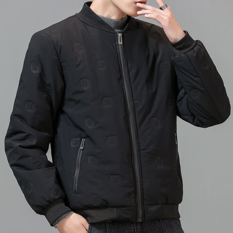 夹克男外套棉衣2020冬季新款加绒加厚中青年短款棉袄男装大码棉袄