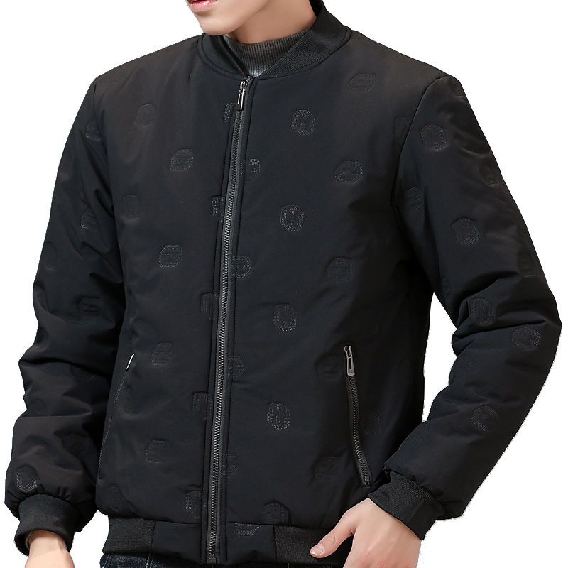 夹克男外套棉衣2020冬季新款加绒加厚中青年短款棉袄男装大码棉袄
