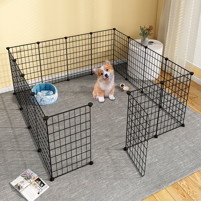 宠物狗围栏室内隔离门狗笼猫咪栅栏护栏小型犬泰迪狗窝家用狗笼子