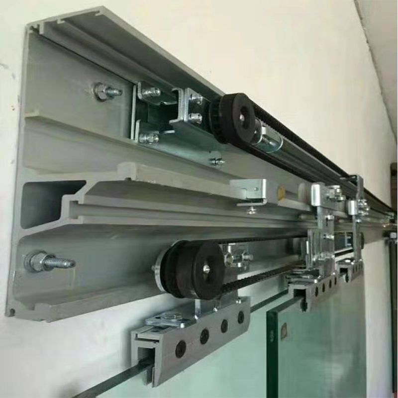 新品松下电动重叠自动门机组两扇折叠移动感应门电机玻璃移门全套