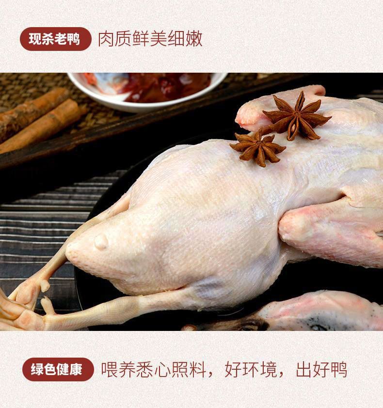 【5年老鸭】农家散养老鸭子土鸭水鸭麻鸭笨鸭生鲜鸭子肉整只现杀
