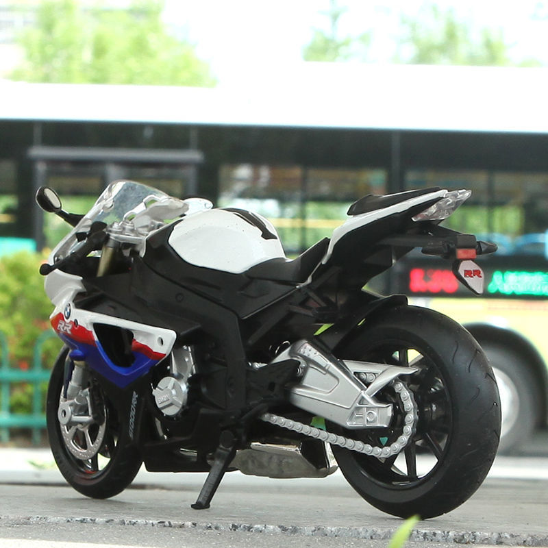 彩珀1/12铃木GSX-R1000合金摩托车模型宝马雅马哈机车赛车玩具车