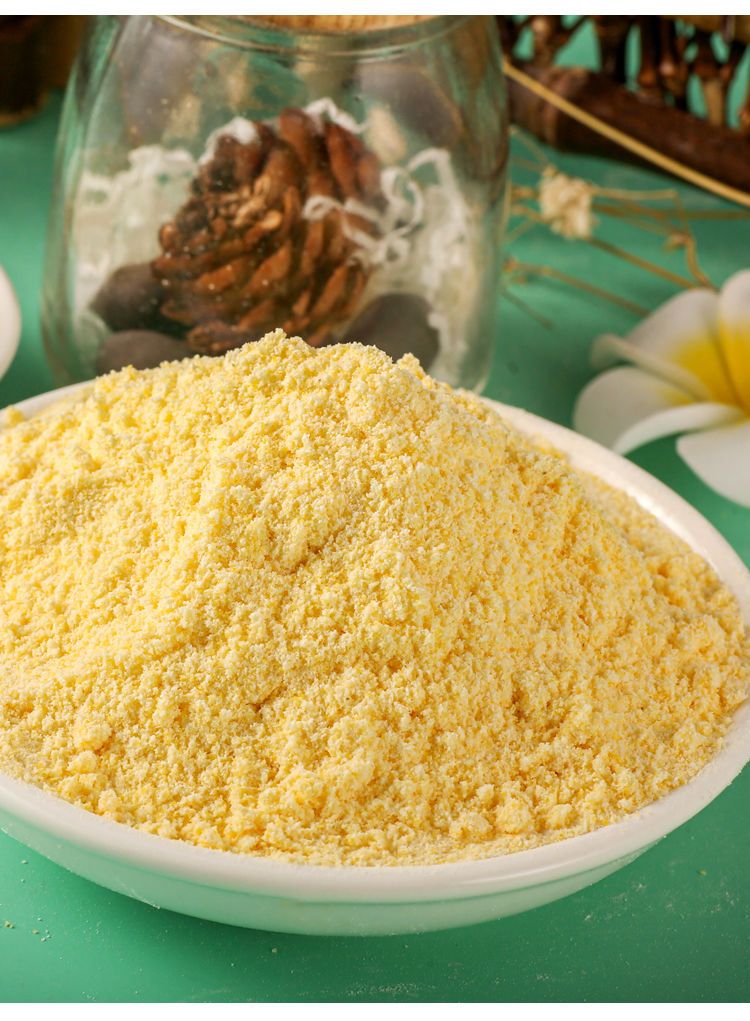 a玉米面粉玉米粉农家石磨现磨玉米面可做玉米饼窝窝头馒头五谷杂粮